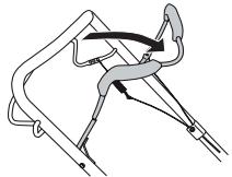 MCCULLOCH M53-190F, M53-190 ER, M56-190AWFX, M53-190AWFX, M53-190F - Comprobación de la empañadura de freno del motor - 1