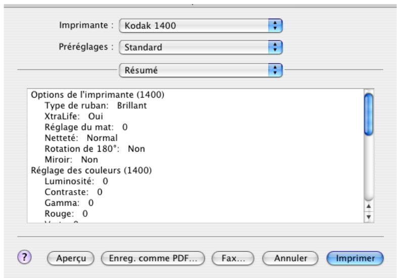 KODAK 1400 DIGITAL PHOTO PRINTER - Résumé - 1