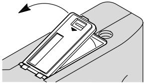 KODAK ADVANTIX F350 - LOADING THE BATTERY - 1