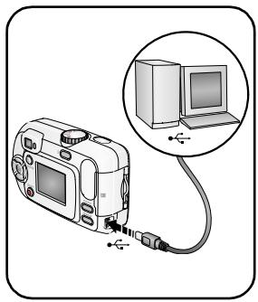 KODAK C310 - Transferring pictures with the USB cable - 1