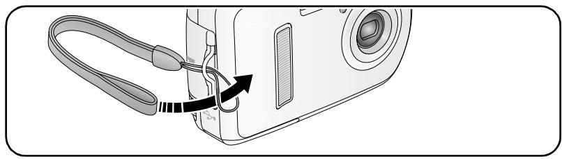 KODAK C310 - Attaching the wrist strap - 1