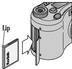 KODAK DC4800 - Inserting a Picture Card - 2