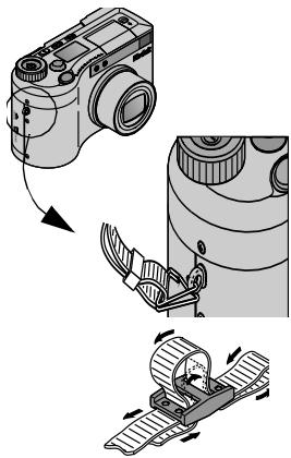 KODAK DC4800 - Attaching the Neck Strap - 1