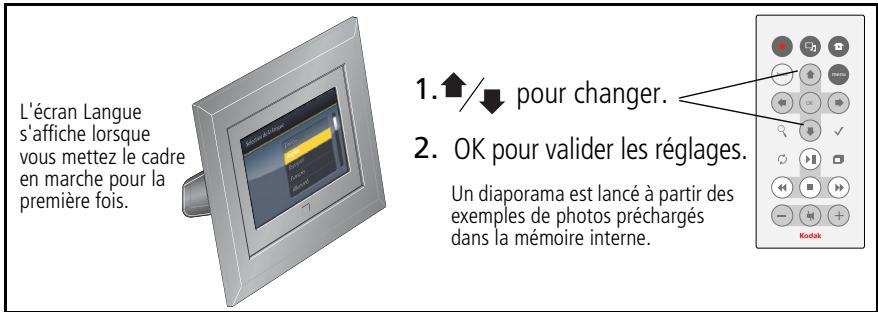 KODAK EX811 - Mise sous tension du cadre - 4