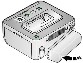 KODAK G600 PRINTER DOCK - Attaching the printer battery (optional) - 2