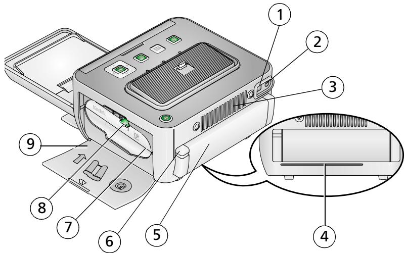 KODAK G600 PRINTER DOCK - Back/top/side view - 1