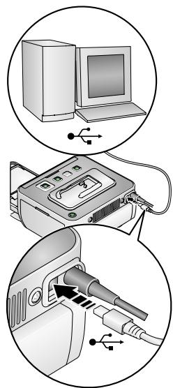 KODAK G600 PRINTER DOCK - Connecting to a computer - 1
