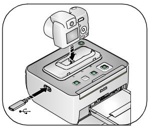 KODAK G600 PRINTER DOCK - Printing pictures from a USB flash drive - 1