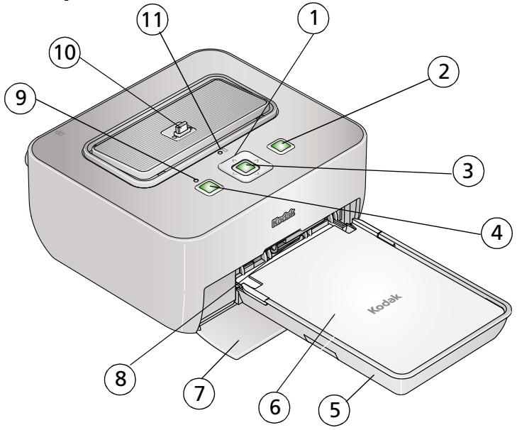 KODAK G610 PRINTER DOCK - Front/top/side view - 1