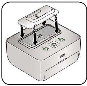 KODAK G610 PRINTER DOCK - Attaching the custom camera insert - 1