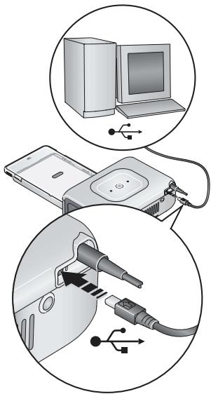 KODAK PHOTO PRINTER 300 - Connecting to a computer - 1