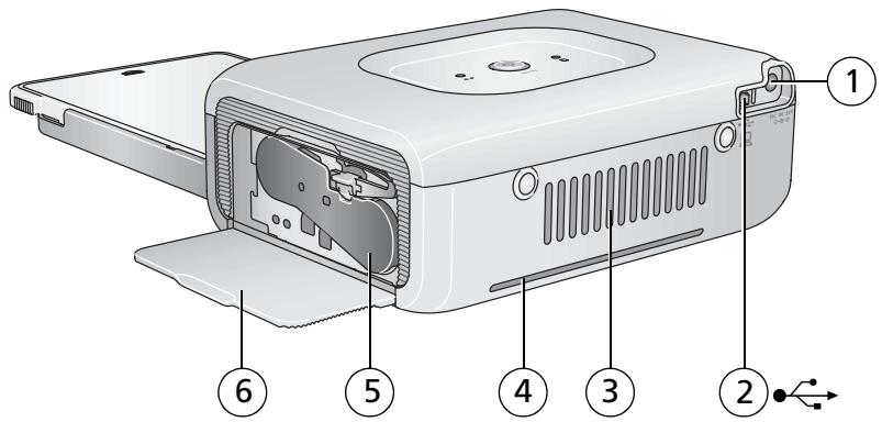 KODAK PHOTO PRINTER 300 - Back/top/side view - 1