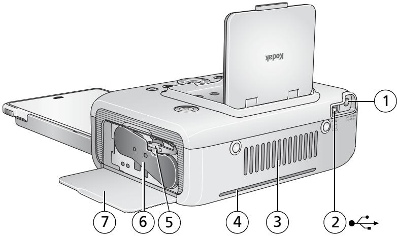 KODAK PHOTO PRINTER 500 - Back/top/side view - 1