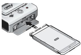 KODAK PRINTER DOCK - Installing and removing the paper tray - 1