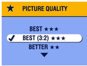 KODAK PRINTER DOCK PLUS 3 - Setting the picture quality - 1