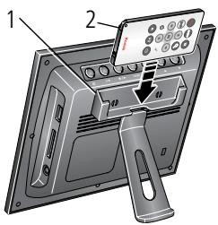 KODAK S510 - Storing the remote control - 1