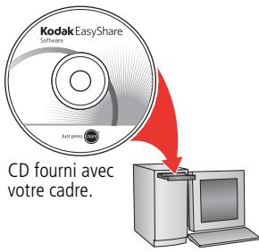 KODAK SV811 - Insérez le CD du logiciel easyshare - 1