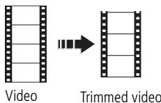 KODAK V1233 - Trimming a video - 1