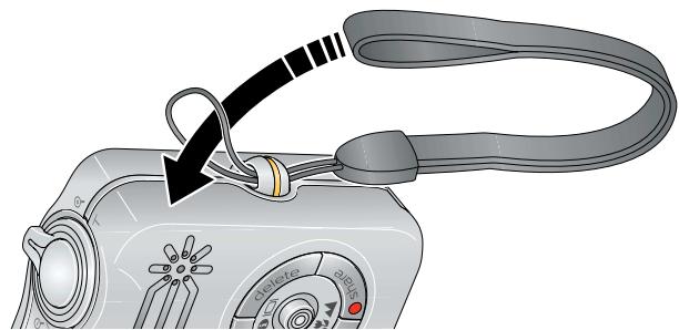 KODAK V1233 - Attaching the strap - 1
