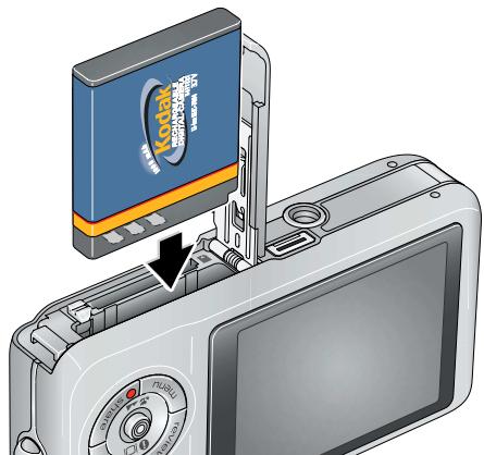 KODAK V1233 - Loading the KLIC-7004 battery - 1