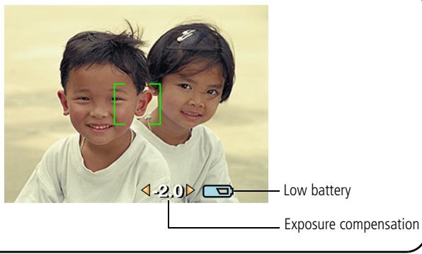 KODAK V530 - Understanding the picture-taking icons - 2