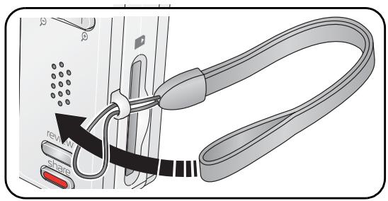 KODAK V530 - Attaching the strap - 1