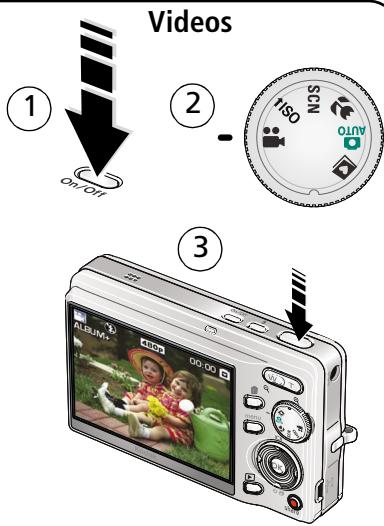 KODAK M893 IS - Taking a picture/video - 2