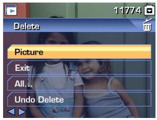 KODAK M893 IS - Deleting pictures/videos - 1