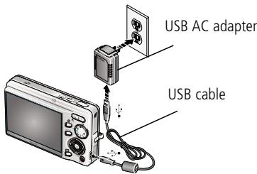 KODAK M893 IS - Charging the KLIC-7001 battery - 1