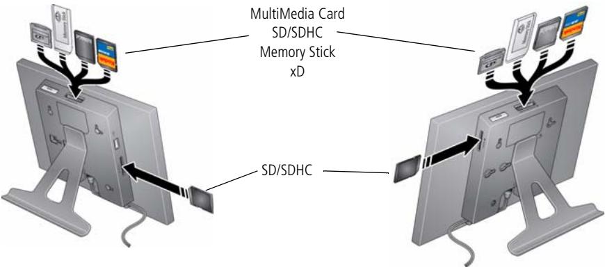 KODAK P520 - Inserting a memory card - 1