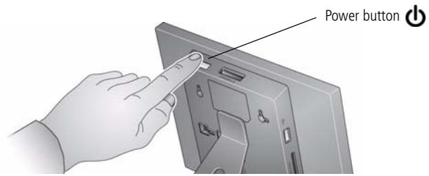 KODAK P520 - Turning on your frame - 1