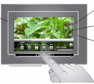 KODAK P720 - On the raised guide: - 1