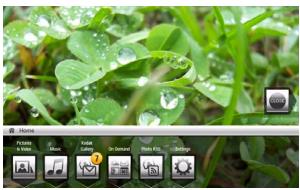KODAK W1020 - Viewing the Home screen/Web content - 1