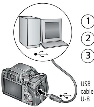 KODAK Z1012 IS - USB cable - 1