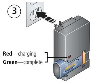 KODAK Z1012 IS - Charging the KLIC-8000 battery - 3