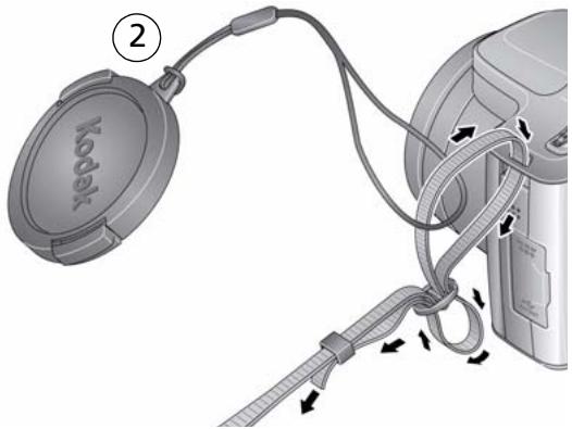 KODAK Z1015 IS - Attaching the strap - 2