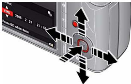 KODAK Z1015 IS - Setting the language, date/time - 1