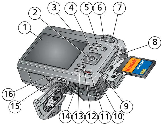 KODAK Z1085 IS - Back view - 1
