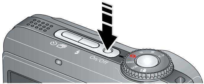 KODAK Z1085 IS - Turning on the camera - 1
