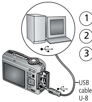 KODAK Z1085 IS - USB cable - 1