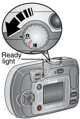 KODAK CX6200 - Turning the Camera On and Off - 1