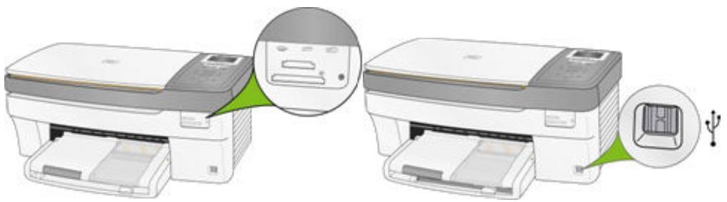 KODAK EASYSHARE 5300 - Memory Card Slots and USB Port - 1