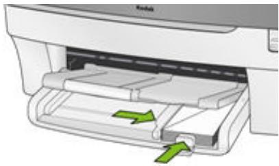 KODAK EASYSHARE 5300 - Slide the paper guides inward against the stack of envelopes until they stop. - 1
