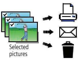 KODAK EASYSHARE C195 - Selecting multiple pictures/videos - 1