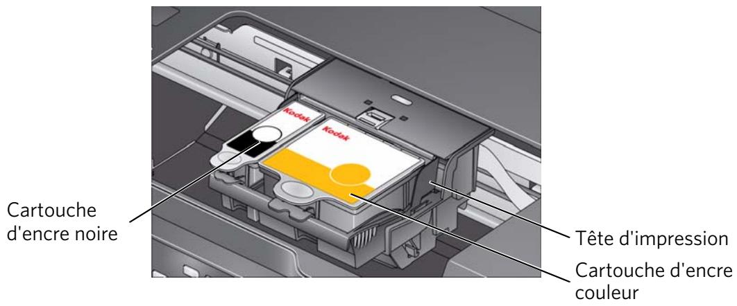 KODAK ESP 5200 - Remplacement des cartouches d'encre - 2