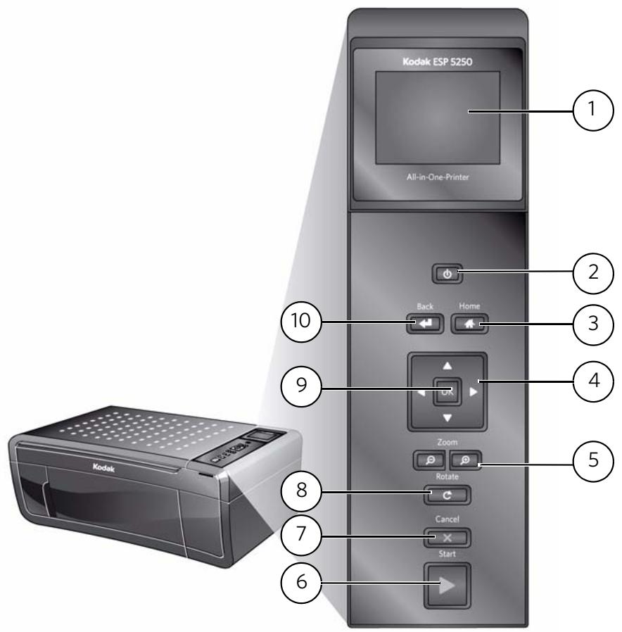 KODAK ESP 5200 - Panneau de commande - 1