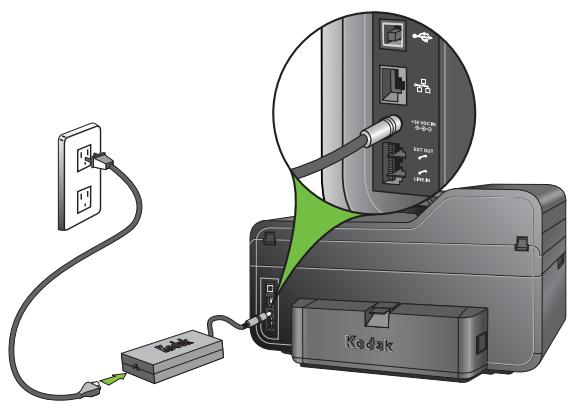 KODAK ESP9 - Connecting the Power - 1