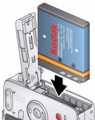 KODAK M320 - Loading the KLIC-7001 battery - 1