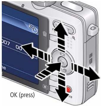 KODAK M320 - Setting the language and date/time - 1