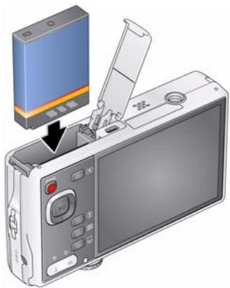 KODAK M380 - Loading and charging the batteries - 1